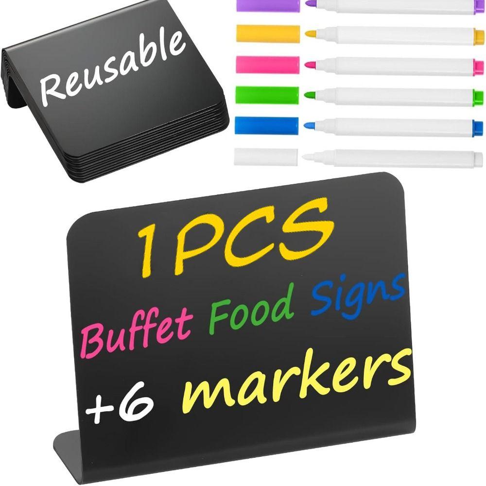 1pcs Erasable Mini Chalkboard Reusable Message Board High Quality Price Tag  Wedding Table