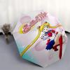 Sailor Moon, anime Themed Automatic Opening and Closing Umbrella, Compact Travel Umbrella, Lightweight and Portable, Suitable for Beach Comm