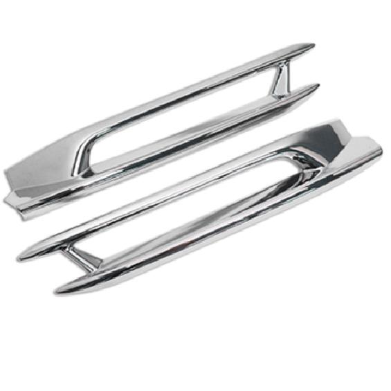 FOR Honda Accord 2018- Chrome Front Bumper Fog Light Lamp Cover Trim 2Pcs