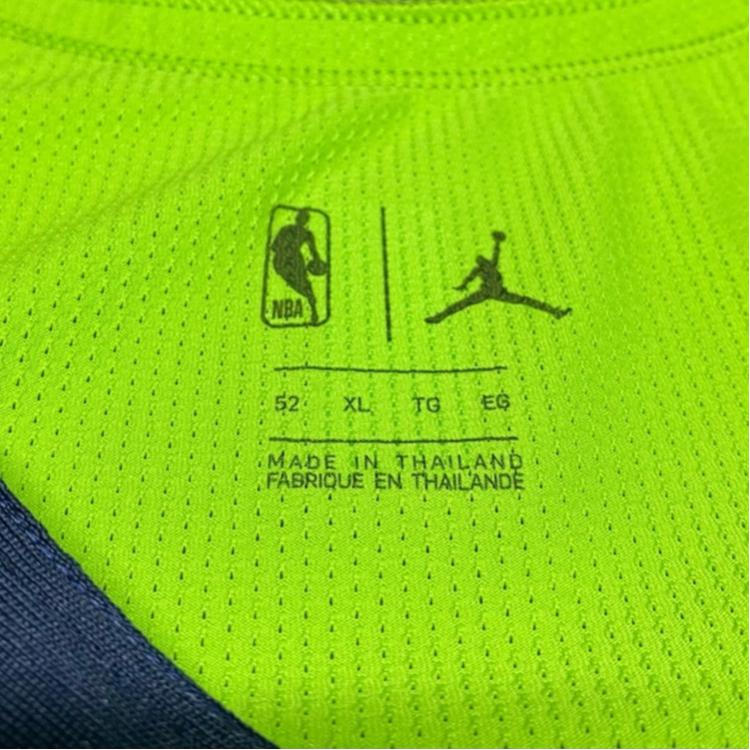 Jordan X NBA Collaboration Timberwolves Rose Fashion Comfortable Soft Skin-Friendly Basketball Jersey Men Jersey Fluorescent-Green CV9407-313