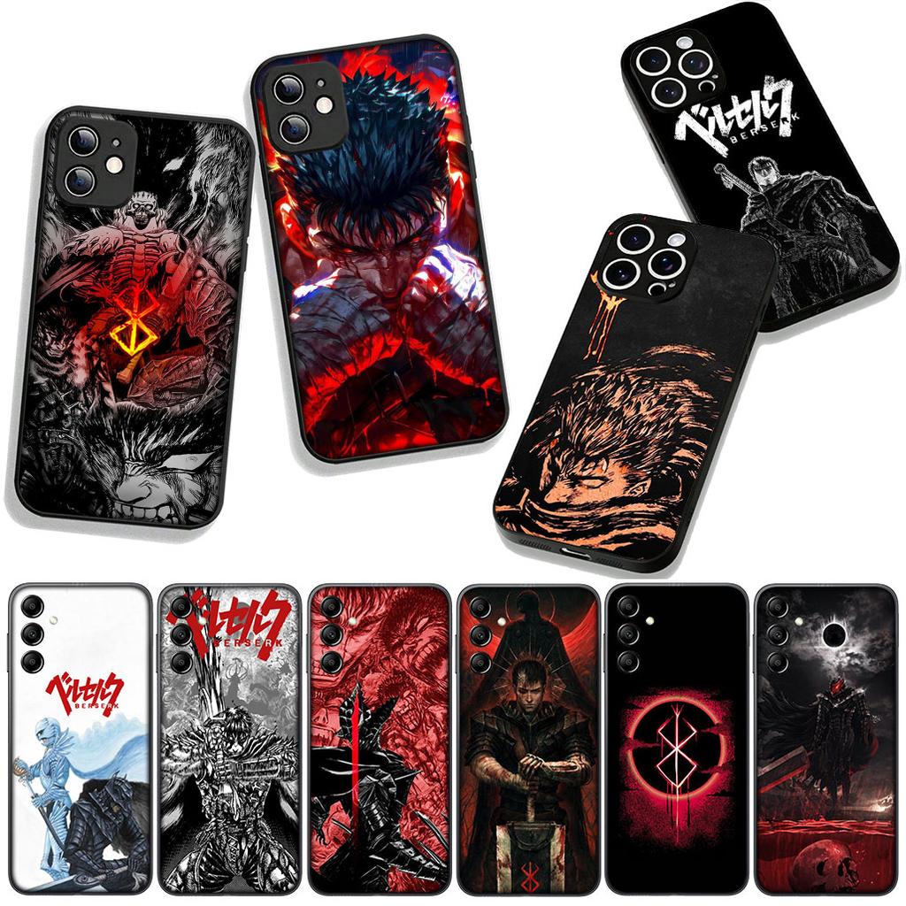 Für Samsung Galaxy A25 A37 A57 A12 A14 A31 A41 A50 A51 A70 A71 A72 A21S A04 M15 Note 20 9 8 10 Hülle Case Berserk Comics Guts