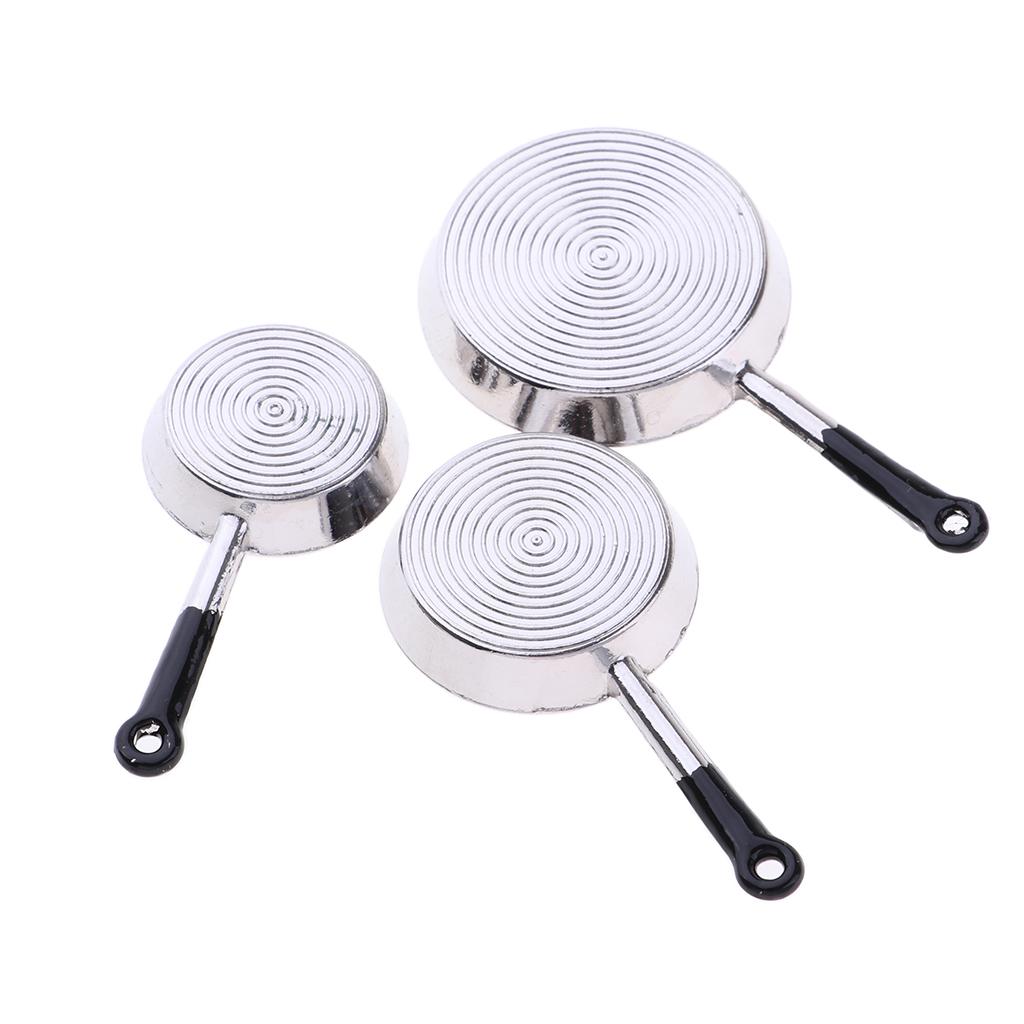 Set Miniature Pots And Pans Utensils/12 Ornaments