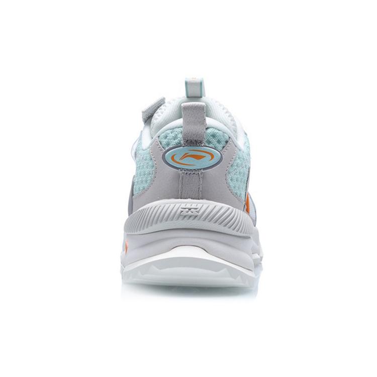 Li Ning Nebula M1 Textile, Synthetic Leather Cushioning Low top Sports Casual Shoes Women's White Gray AGCQ244-1