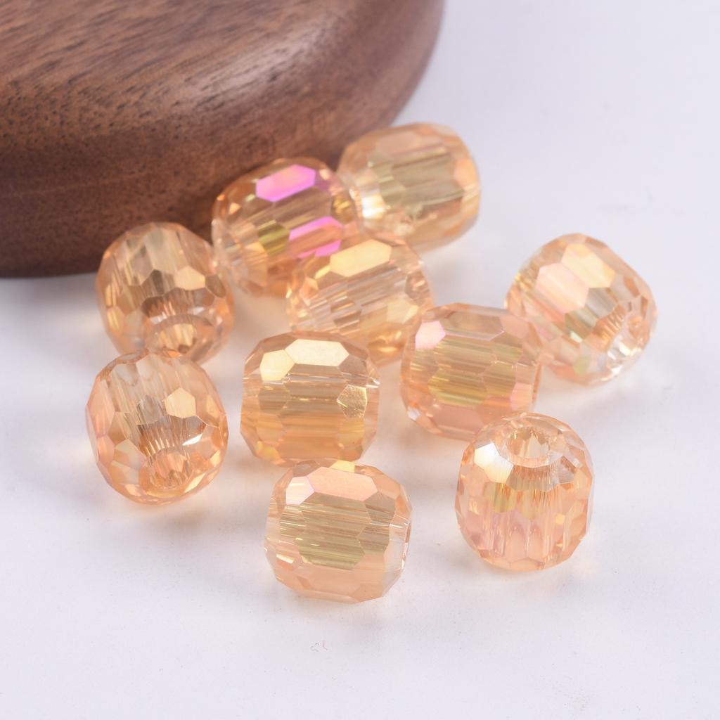 10pcs Round 8mm 10mm 12mm 14mm Crystal Glass Faceted Loose Beads For Jewelry Making DIY Crafts Findings