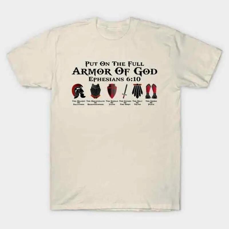 Put On The Full Armor Of God T Shirt S 5XL Fast Shipping S разноцветный