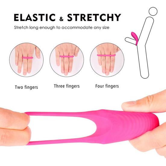 Wireless Remote Control Vibrating Cock Ring Multi-Speed Delay Ring Silicone Body-Safe Waterproof Discreet Adult Toy for Couples