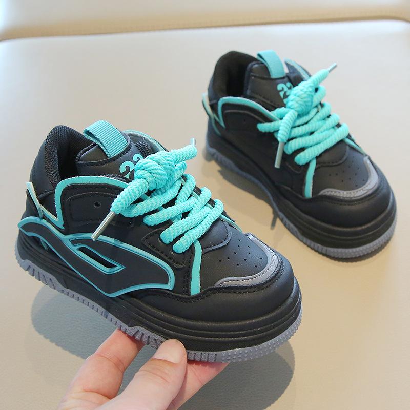 Children's Spring Sports Shoes, Girls' Shoes, Boys' School-style Sneakers, High-top Girls' Soft-soled Loafers