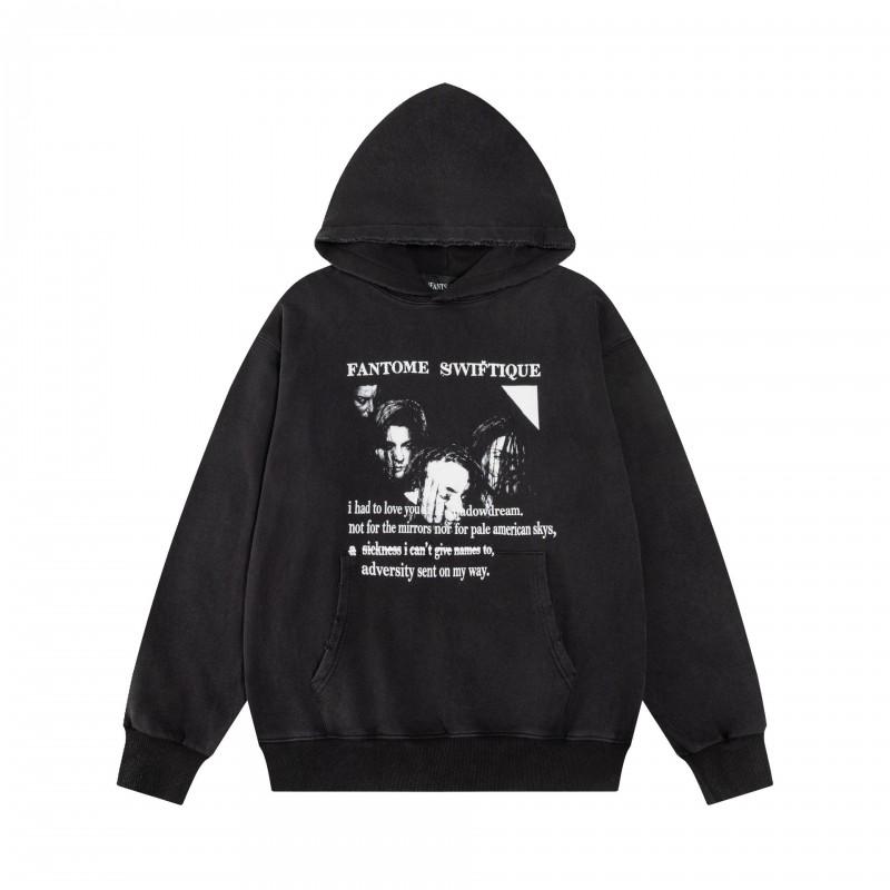 Unisex Casual Hooded Sweatshirt Long Sleeve Streetwear Oversized Fit Cotton Blend Winter Daily Wear