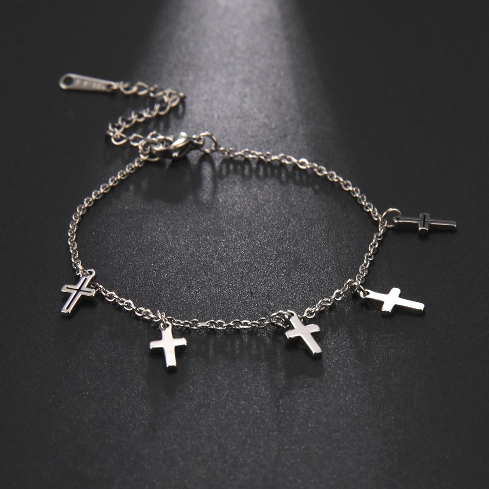 Korean Butterfly Crystal Bracelets on Hand for Women Stainless Steel Charm Bracelet Jewelry Valentine's Day Gift