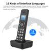D1102B Cordless Phone Caller IDCall Waiting 1.6 inch Backlight LCD 3 Lines Screen Display