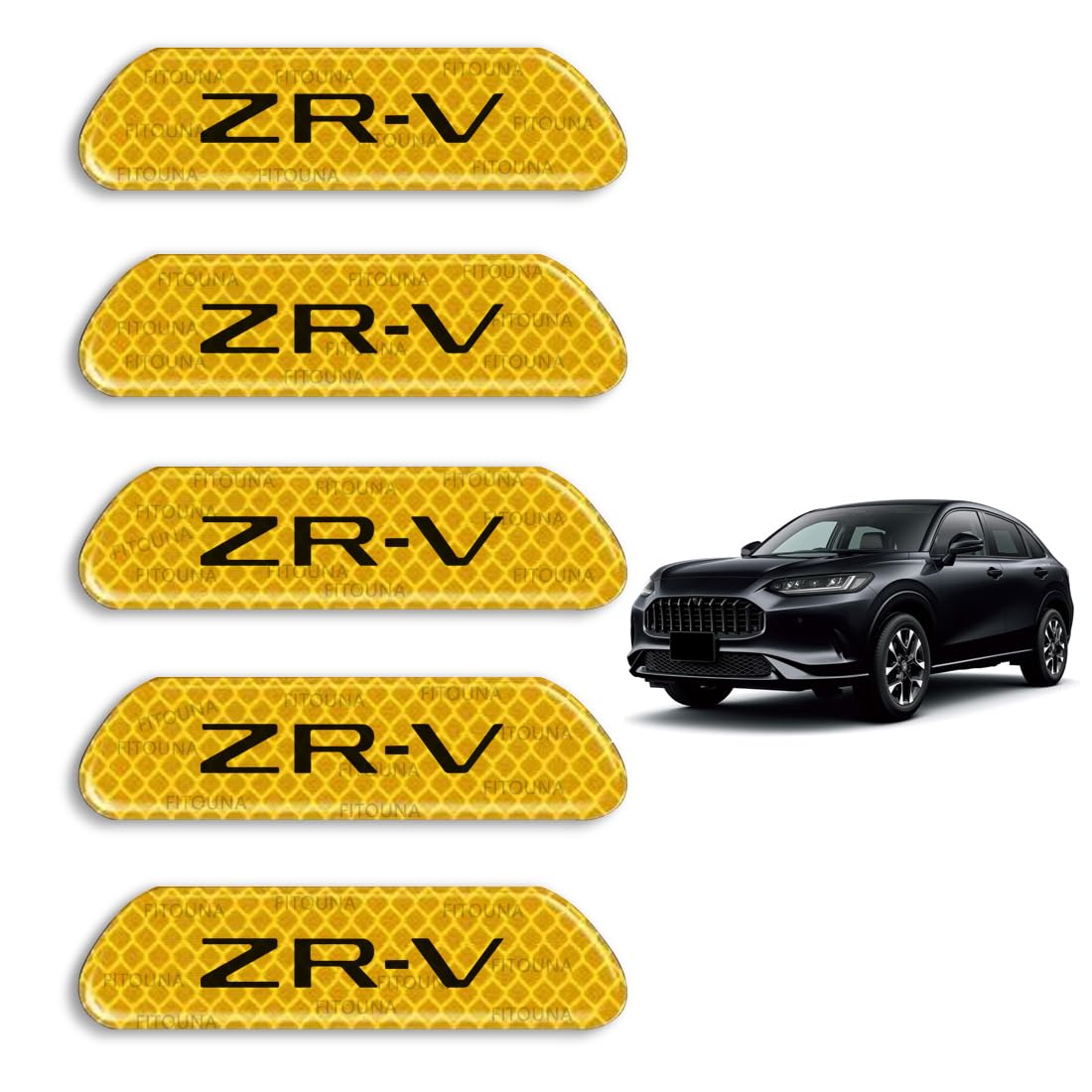 

New ZR-V Car Reflective Stickers, ZRV RZ1/2/3/4/5/6 2023-Present Door Reflector Sticker Dress Up Sticker ZR-V