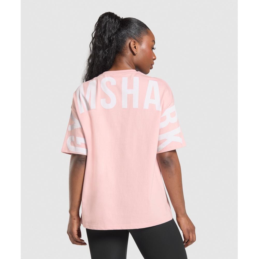 

Gymshark Графический товарный знак T shirT lift Pink B3c2l Kcpr XS