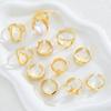 17KM 11 Piece Irregular Shaped Ring Fashion Jewelry Set Women Trendy Shiny Daily Party Accessory Decorative Gift Idea