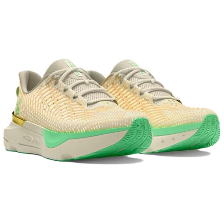 Under Armour HOVR Infinite Pro Etched In Stone Women Sneakers Cream Ivory-Dune Brownstone 3027334-100