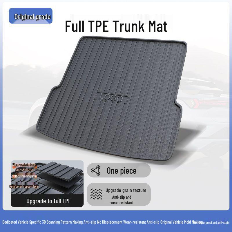 Индивидуальный коврик в багажник из ТПЭ для BYD Qin Plus, dmiEV и Qin L Rongyao BYD Qin PLUS  21-24 EV Pure Electric