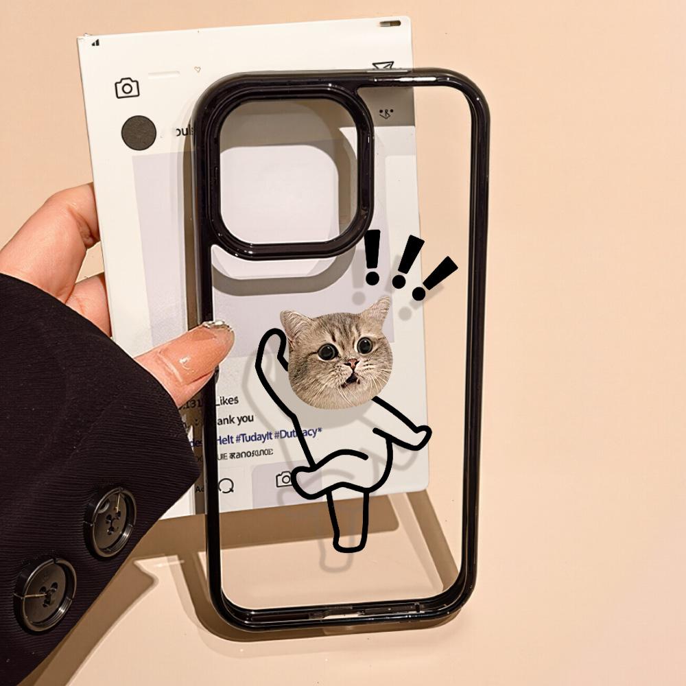Acrylic Phone Case for iPhone 11 12 13 14 Pro 12 14 16 Pro Max for Samsung A16 A36 A56 S24 FE High-quality Painted Anti-fall Mobile Phone Case