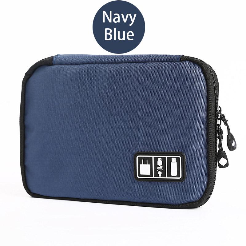 Travel Storage Bags Shockproof Flash Drive USB Cable Earphone Organizer Digital Gadget Holder Cell phone Mobile USB Charger Case
