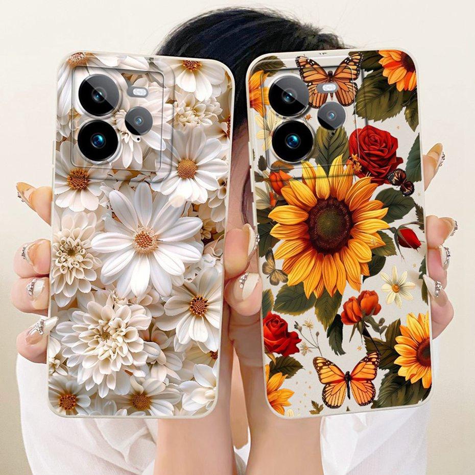 Cute Printed Phone Case For Realme GT 7 Pro Soft Silicone Shockproof Cases For Realme GT7 Pro 7Pro RMX5010 Covers Bumpers