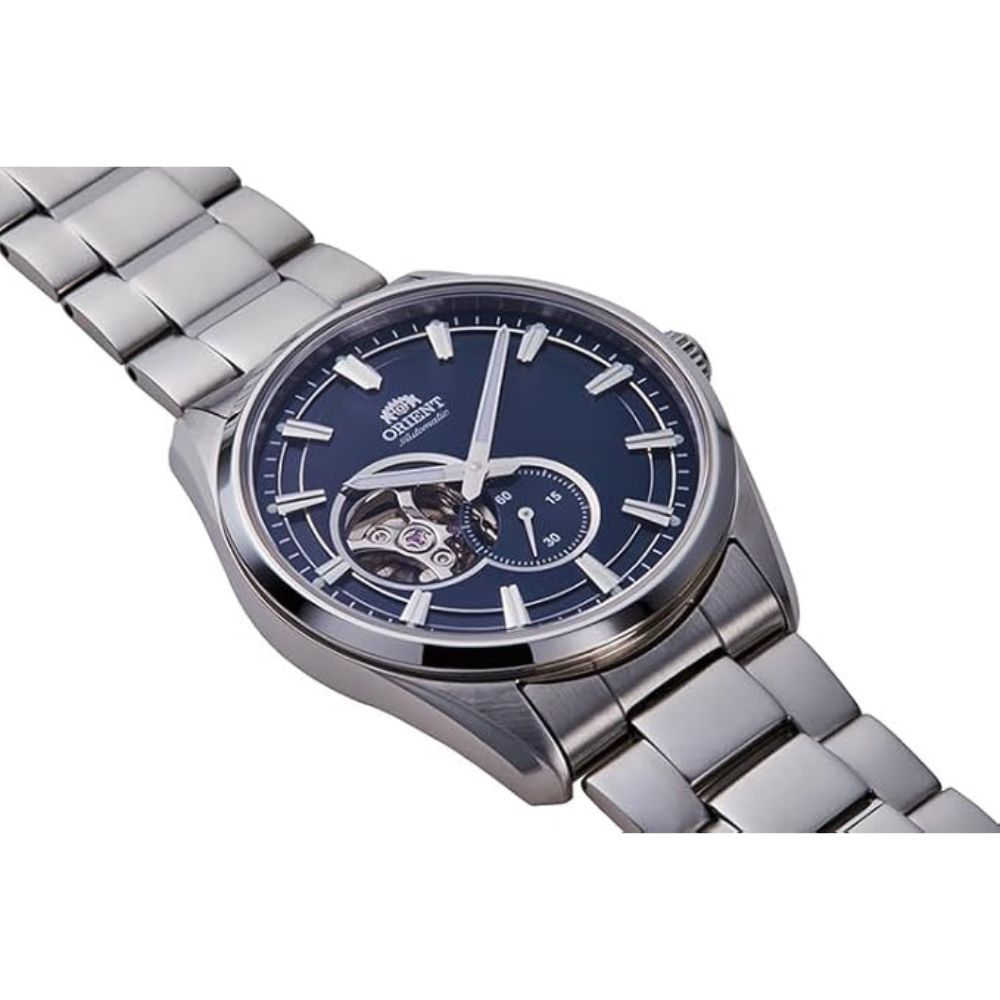 

ORIENT Contemporary Semi Skeleton Automatic Blue Dial Men s Watch RN-AR0002L