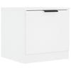 Nightstand White 40 x 39 x 40 cm