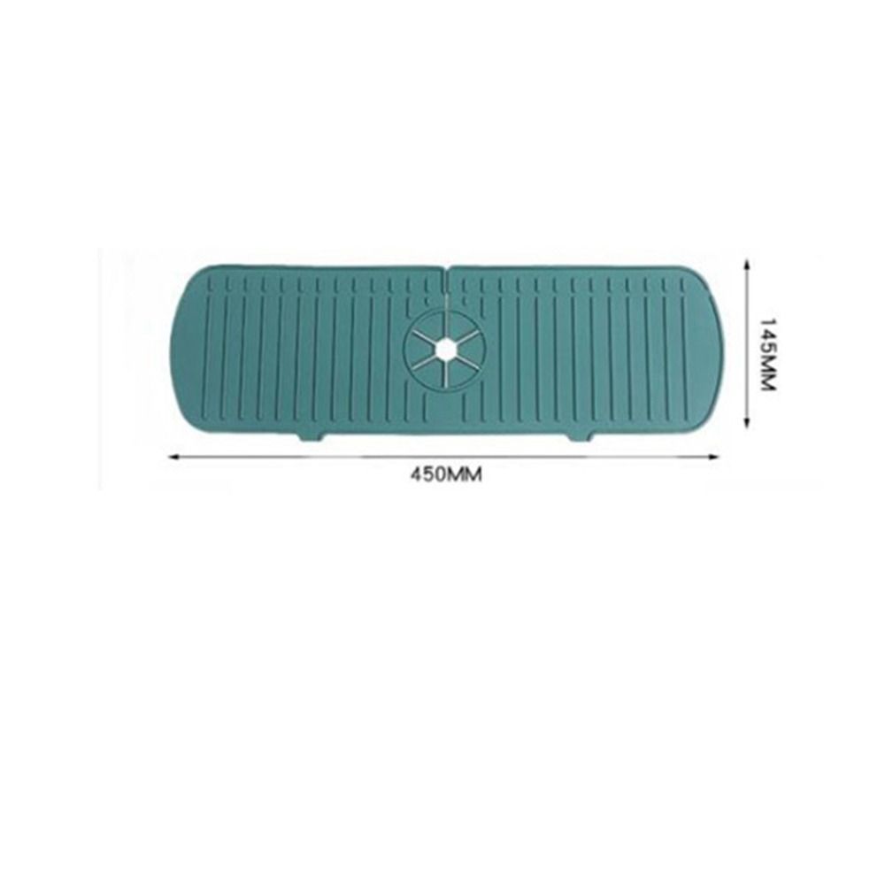 Water Ripples Mildew Proof Faucet Mat Water Catcher Mat Sink Splash Pad Countertop Protector