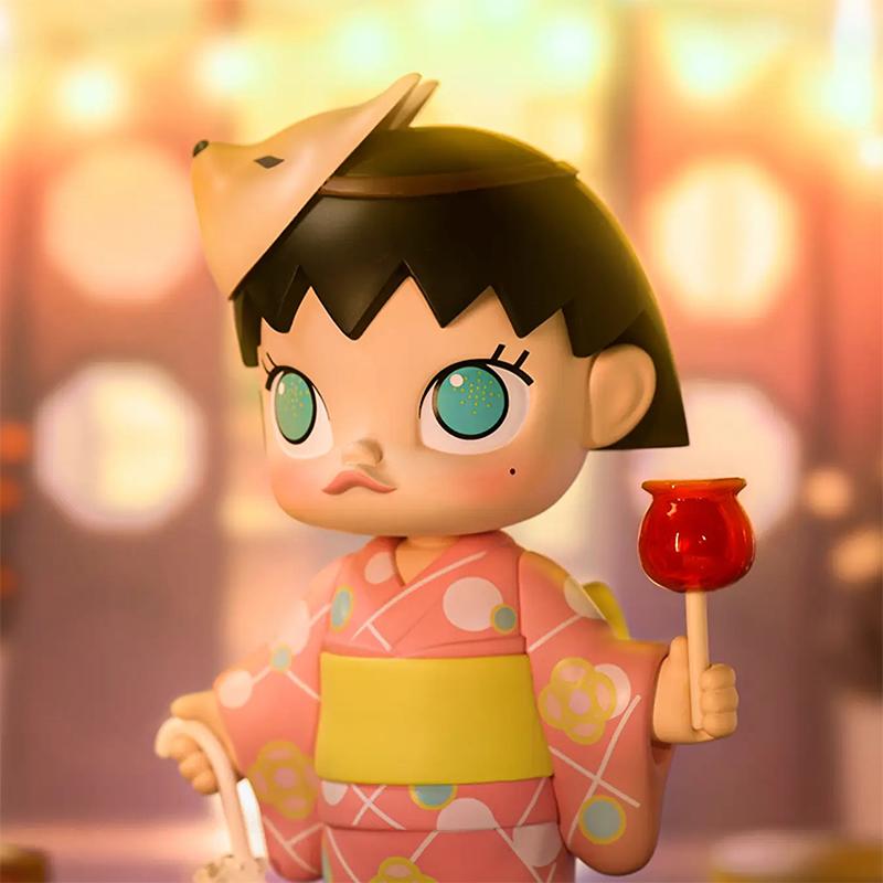 New POP MART MOLLY Cherry Maru Festival Trendy Figures 16cm 220200299