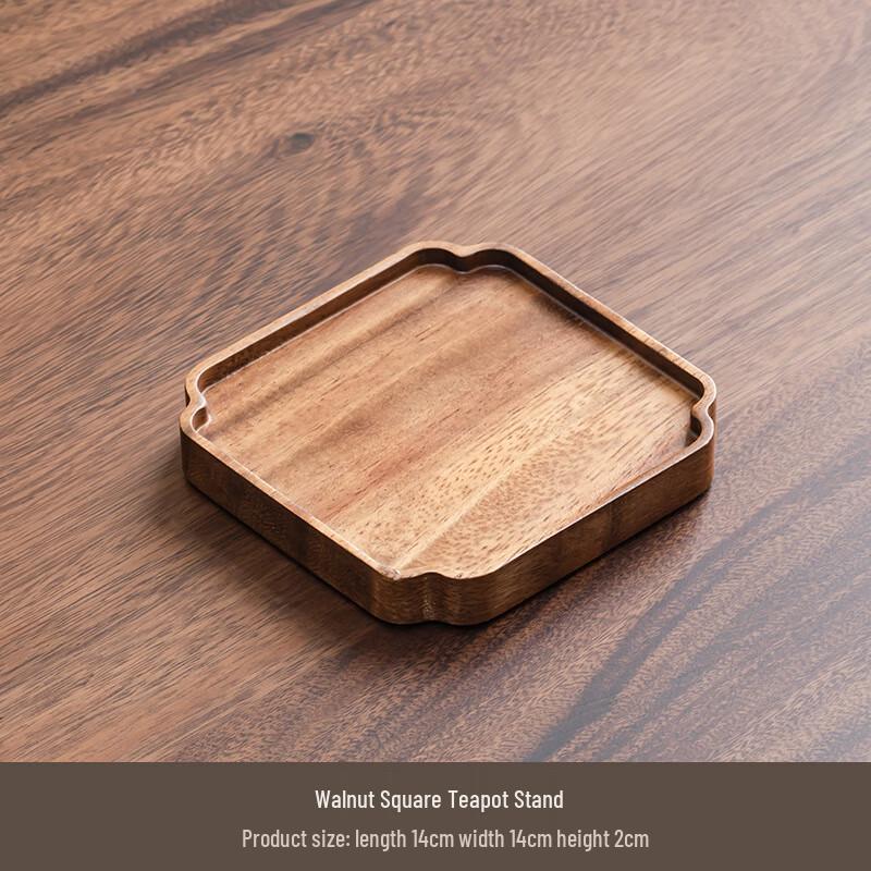 Walnut Wood Decorative Serving Tray
