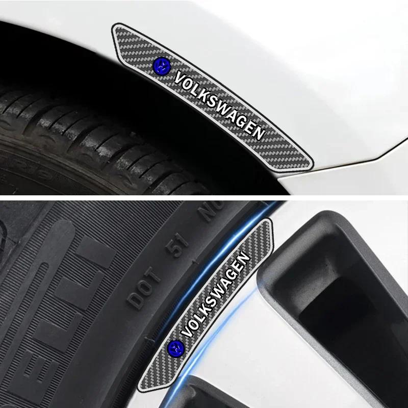 4Pcs Car Wheel Badge Sticker Emblem Decoration For VW Golf Tiguan Jetta Transporter Passat T5 Polo Touran Scirocco Arteon
