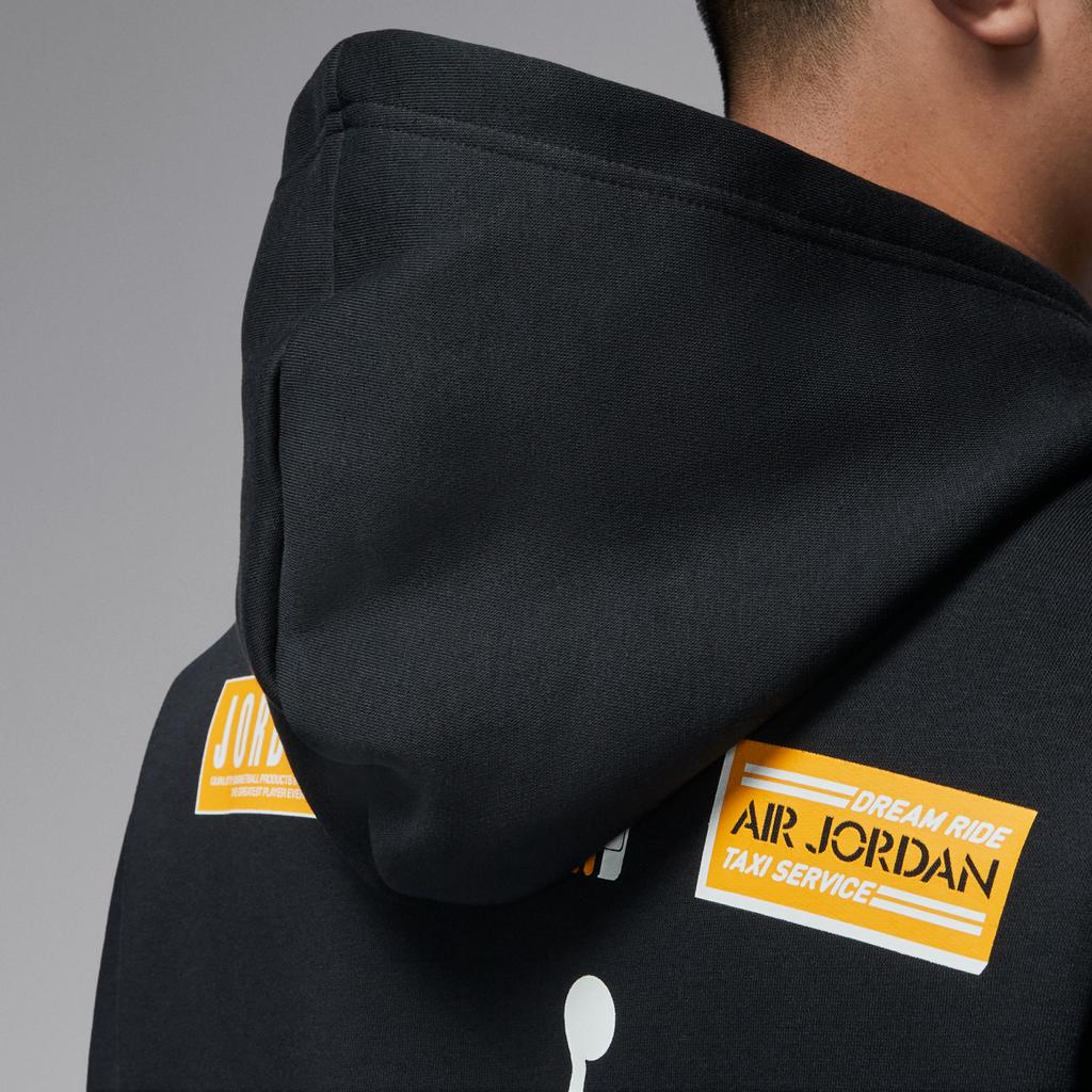 Jordan Aj12 Taxi Miękka Przyjazna dla Skóry Jednokolorowa Bluza z Kapturem Męskie bluzy z kapturem IQ6974010