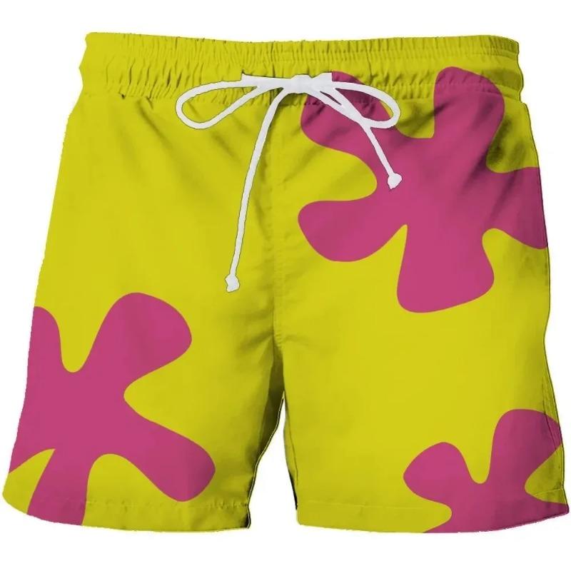Patrick Star Board Shorts Trunks Quick Dry Beach Swiming Shorts Women Men Hip Hop Short Pants Beach Clothes