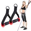 Fitness Resistance Bands Handles Gym Anti-Slip Grip Strong Nylon Webbing Grip Puller Handle Heavy Duty Cable Machine Workout
