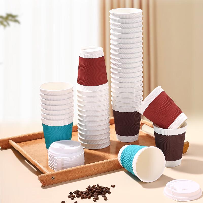 

Disposable Coffee Cups 420ml, 60-Pack
