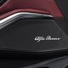 Dla Alfa Romeo 2026 Gorąca Naklejka 10 szt. Naklejki Audio do Samochodu Dekoracja Głośników Emblemat Dla Alfa Romeo Giulia Stelvio Giulietta 156 159