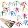 50Pcs Multicolor Fireworks Cocktail Picks Dessert Food Fruit Toothpicks Wedding Birthday Party Cake Topper Decoration Christmas