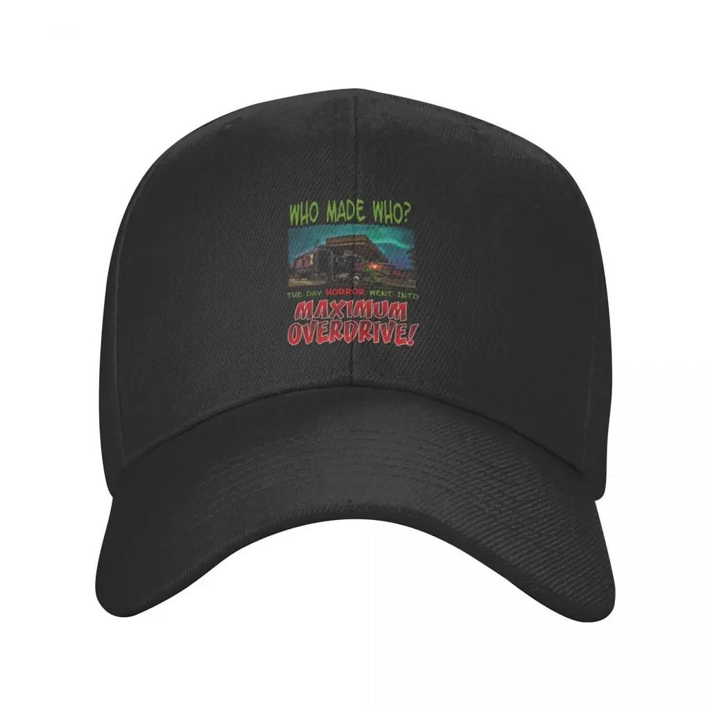 Maximum Overdrive Classic  Baseball Cap sun hat funny hat Fishing cap Brand Unisex cap Womens Beach Visor Unisexs