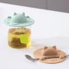 Coffee Mug Lid Lovely Cats Silicone Cup Lid Dustproof Camping Mug Covers for Hot and Cold Beverages Cup Easy To Clean