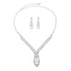 Accessories, Jewelry Wedding Dress Women'S Accessories Sparkling Rhinestone Necklace Earring Cover