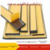EPDM Self-Adhesive Foam Rubber Strip - Semi-Circular Sound Insulation, Collision Prevention, Dustproof Sealing for Cabinets