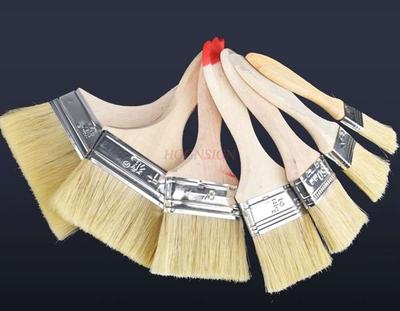 Paint Brush Hair Brush Soft Fur Cleaning Brown Hair Brush Barbecue Waterproof Household Cleaning Bristle Paint Brush