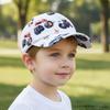 Dětské baseballové čepice Kreslené auto Prodyšné Venkovní Sportovní 2-6 let Kluci Dívky Snapback Čepice Batole Letní Cestování Sluneční clona