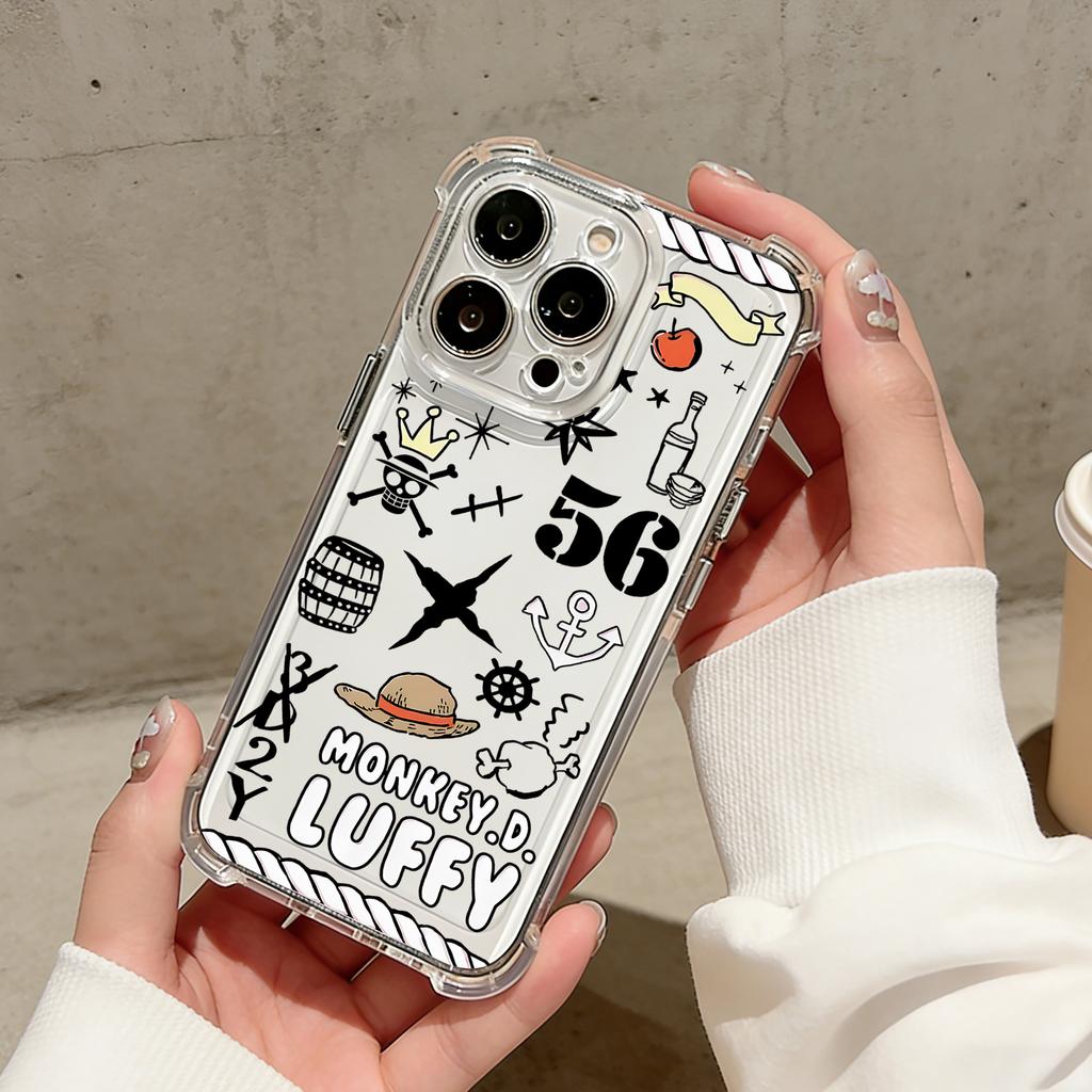 Anime Luffys Zoros Phone Case For Samsung Galaxy S26 S25 S24 S23 S22 S21 S20 Edge FE Ultra Plus 4G 5G Anti Fall Clear TPU