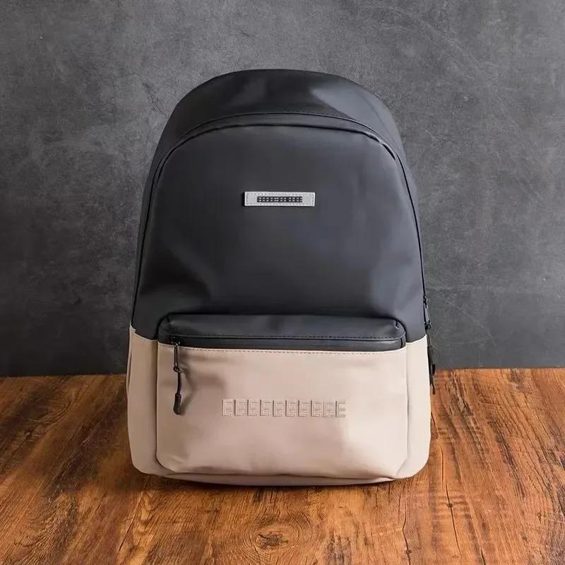 Men'S Embossed Logo Backpacks Female Multi-Pocket Casual Women Luxury Design Travel Bags High Quality Schoolbag Book Knapsacks