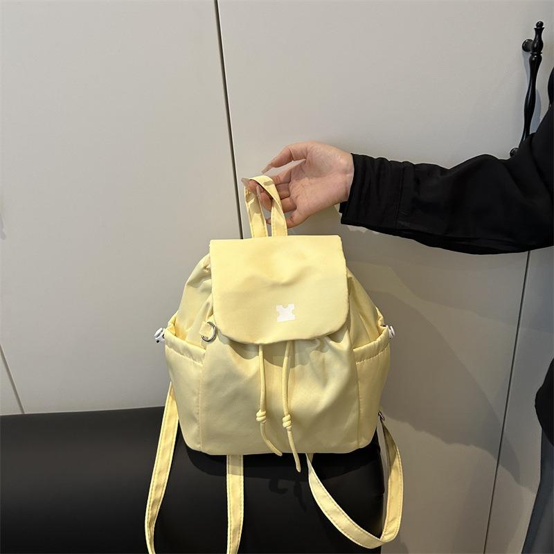 Drawstring Fashionable Large-capacity Backpack Summer New Versatile Casual Bag Popular School Bag