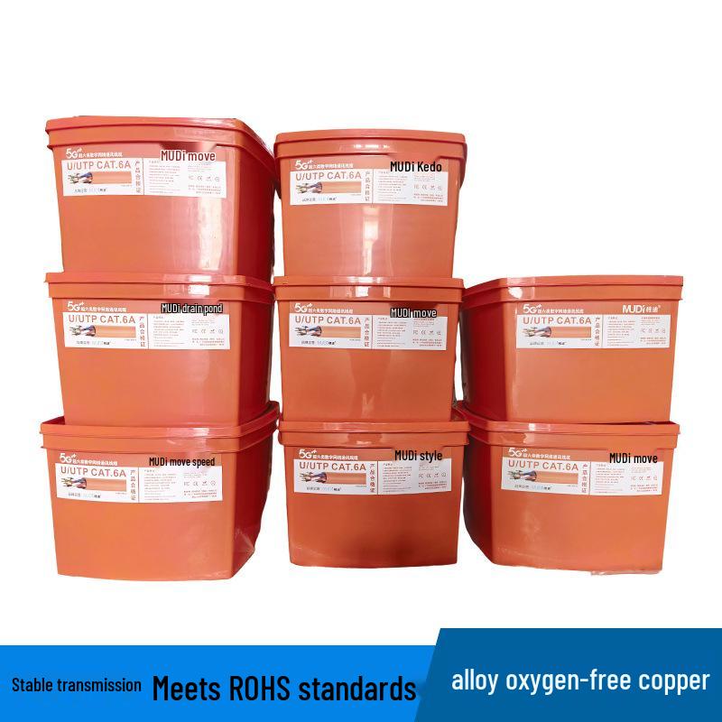 Moody High-Speed Category 6 Alloy Oxygen-Free Copper Gigabit Network Cable for Home Improvement Projects