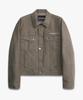 DOFFJASON Utility Cotton Trucker Jacket Sand