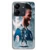 Custom Phone Case - MANIACASE - Xiaomi Redmi 13C 4G - Silicone TPU - Vinicius JR Real Madrid Blue - Black