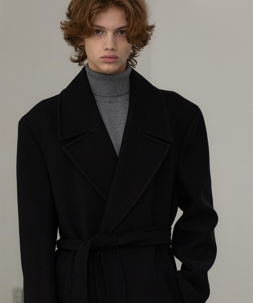 Decoroso Maël Robe Long Coat [Black]
