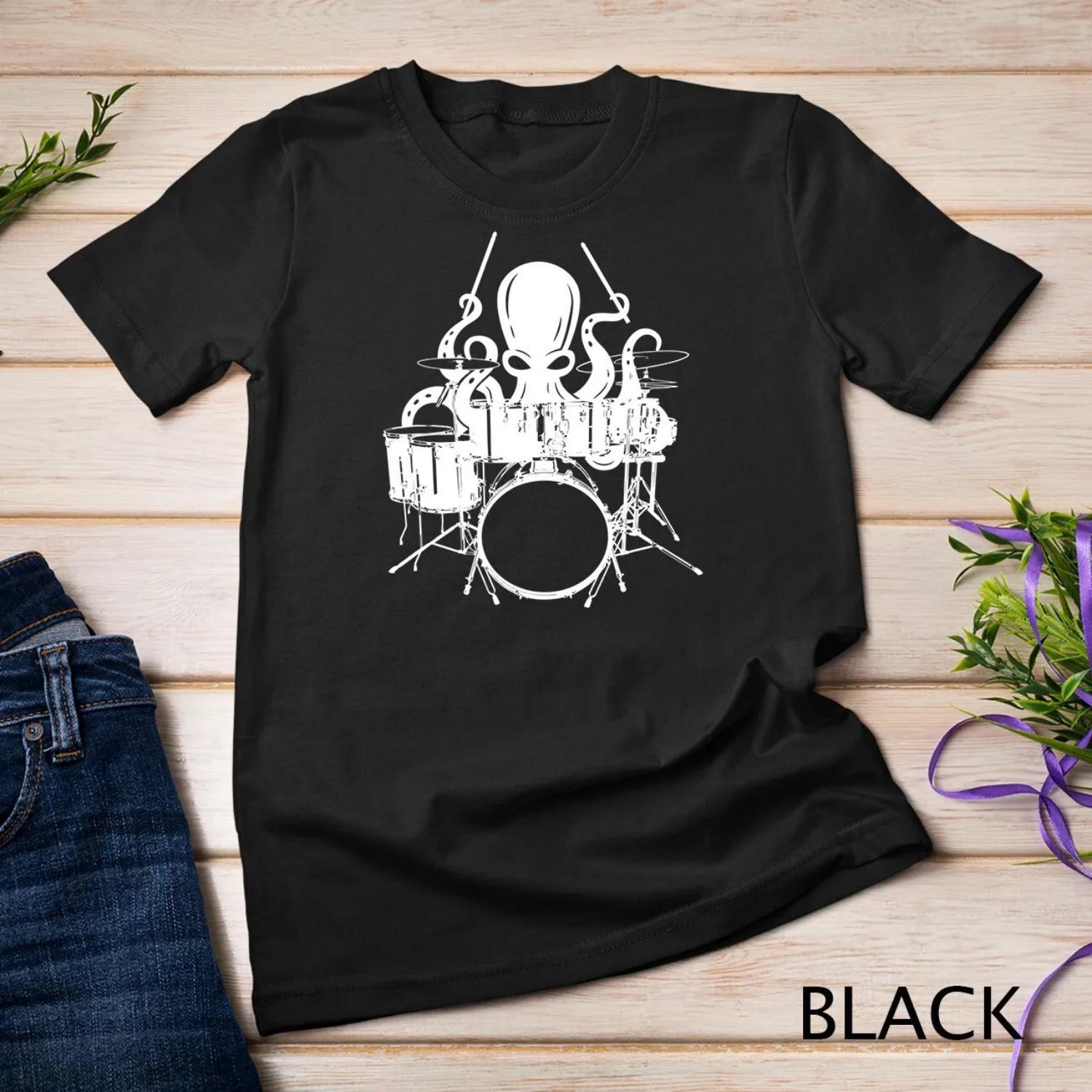 Drums Octopus T Shirt XXXXXL