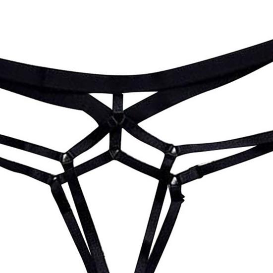 Women Thong Plus Size Color See Through Fashion Adjustable Sexy Pure Openwork T-back Valentine's Day
