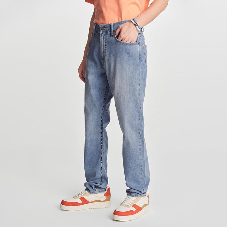 Lee Jeans Men's Light Blue Moderate Slim Fit Pants LMB2417313HN00FA05210